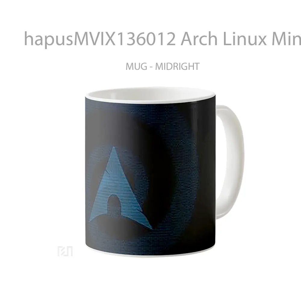 Mug Arch Linux Minimalism Gelas Keramik Unik - All-side / Desain