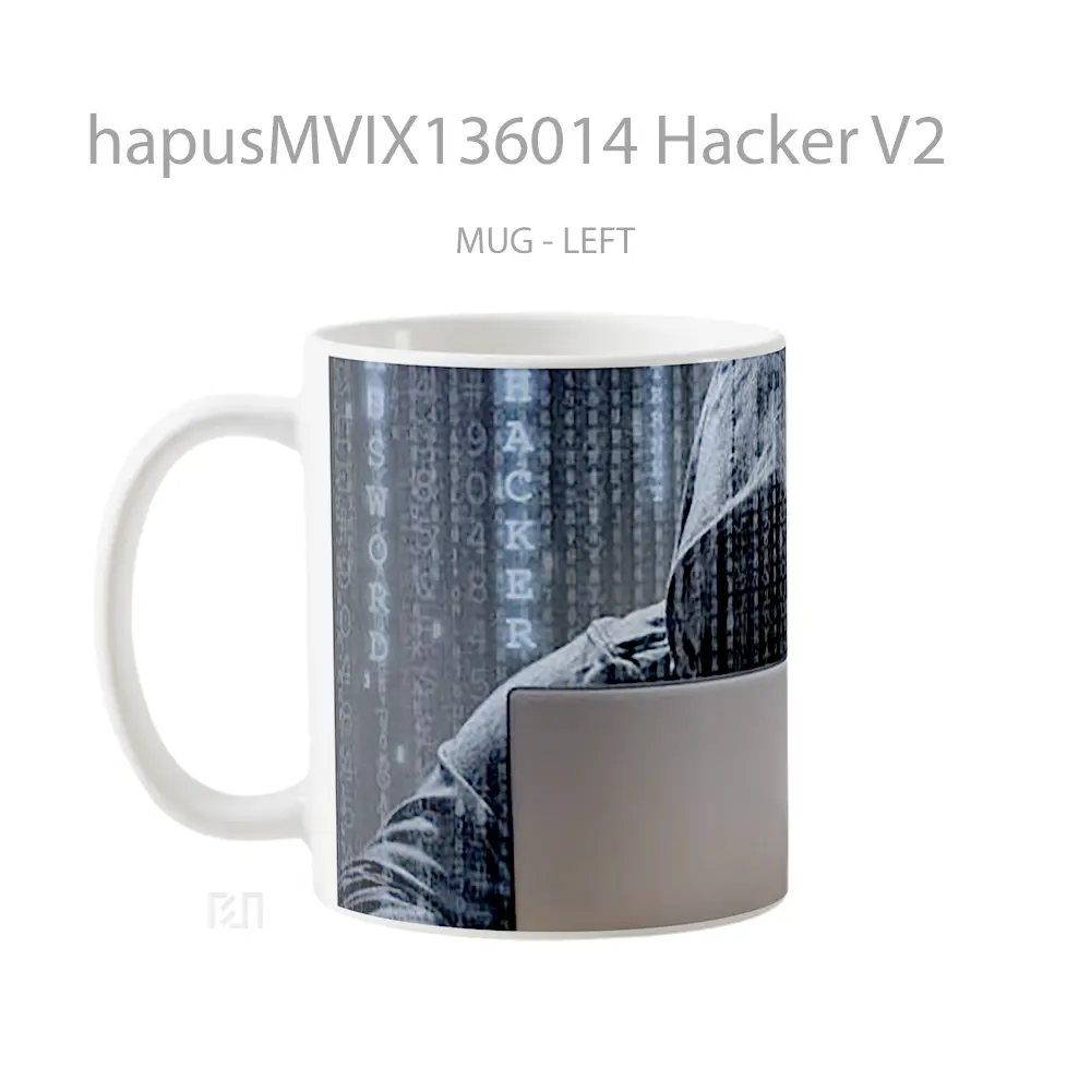 Mug Hacker V2 Gelas Keramik Unik - All-side / Desain