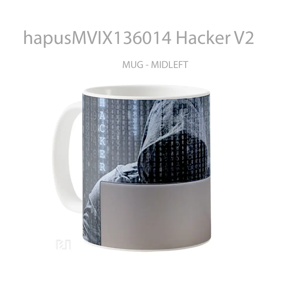 Mug Hacker V2 Gelas Keramik Unik - All-side / Desain
