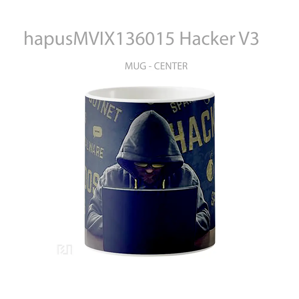 Mug Hacker V3 Gelas Keramik Unik