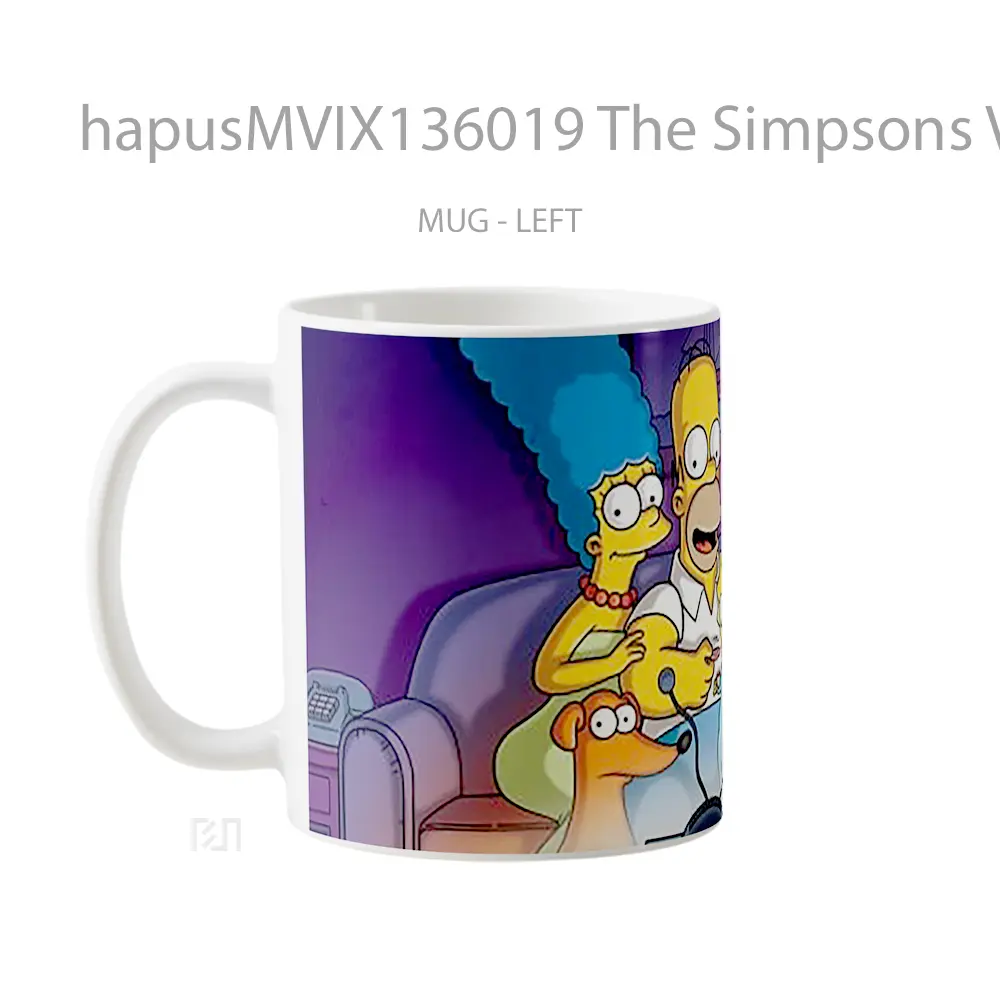 Mug The Simpsons V1 Gelas Keramik Unik - All-side / Desain