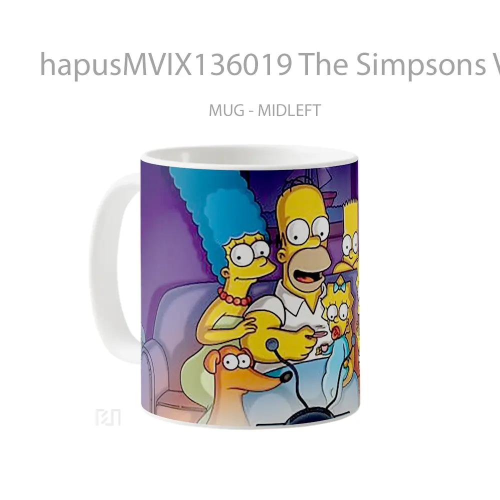 Mug The Simpsons V1 Gelas Keramik Unik - All-side / Desain