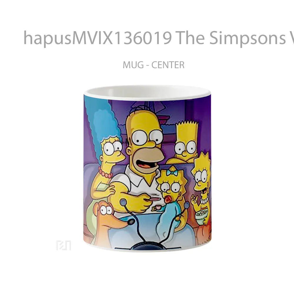 Mug The Simpsons V1 Gelas Keramik Unik