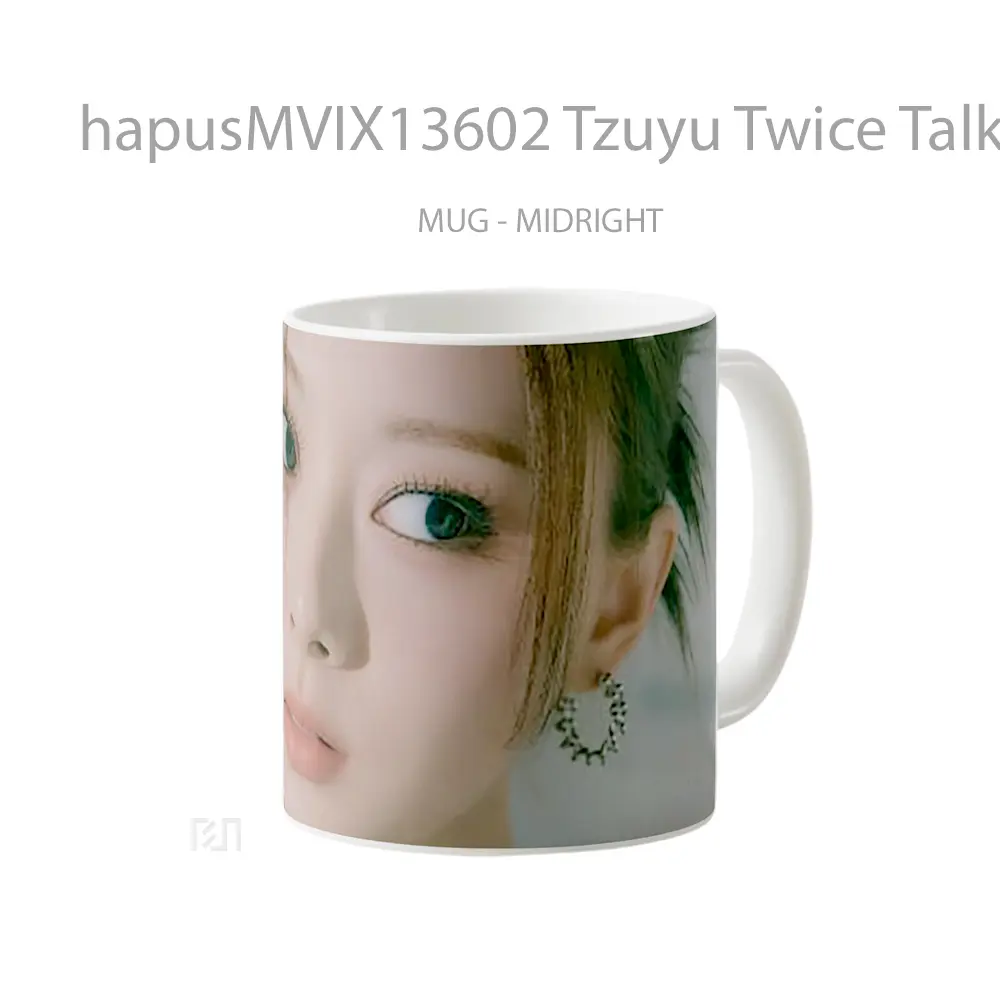 Mug Tzuyu Twice Talk That Talk V2 Gelas Keramik Unik - All-side / Desain