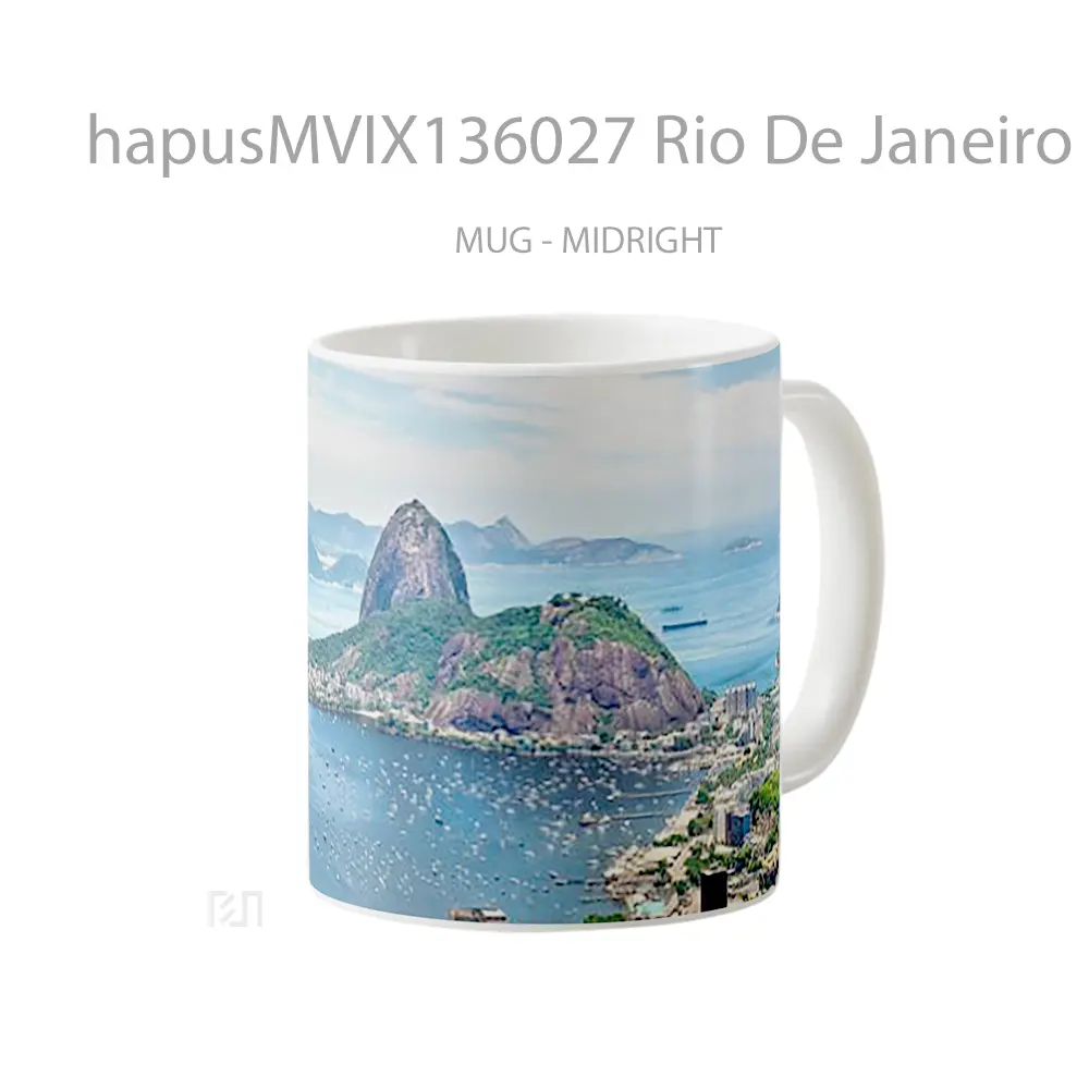 Mug Rio De Janeiro Brasil Gelas Keramik Unik - All-side / Desain