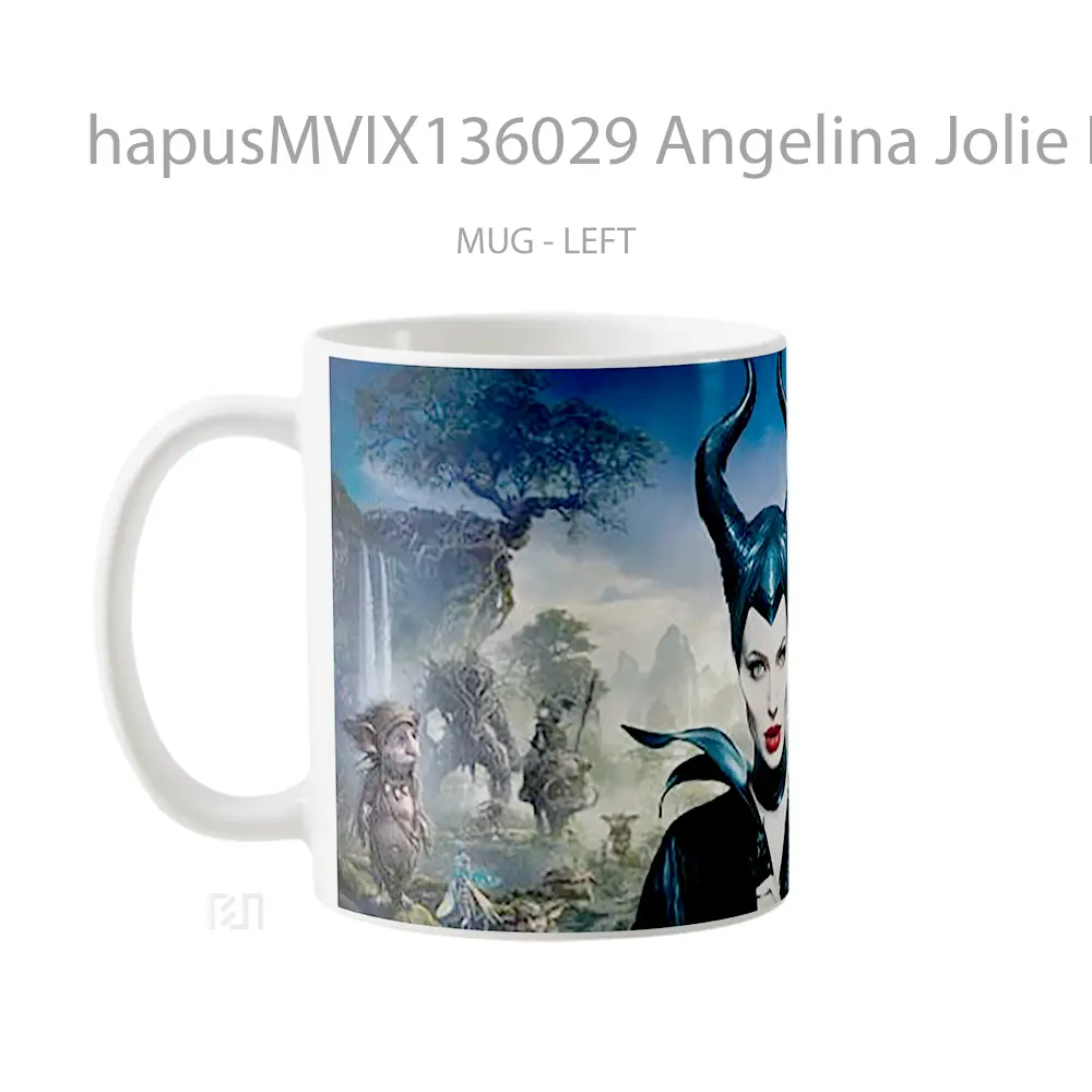 Mug Angelina Jolie In Malefica Gelas Selebriti - All-side / Desain