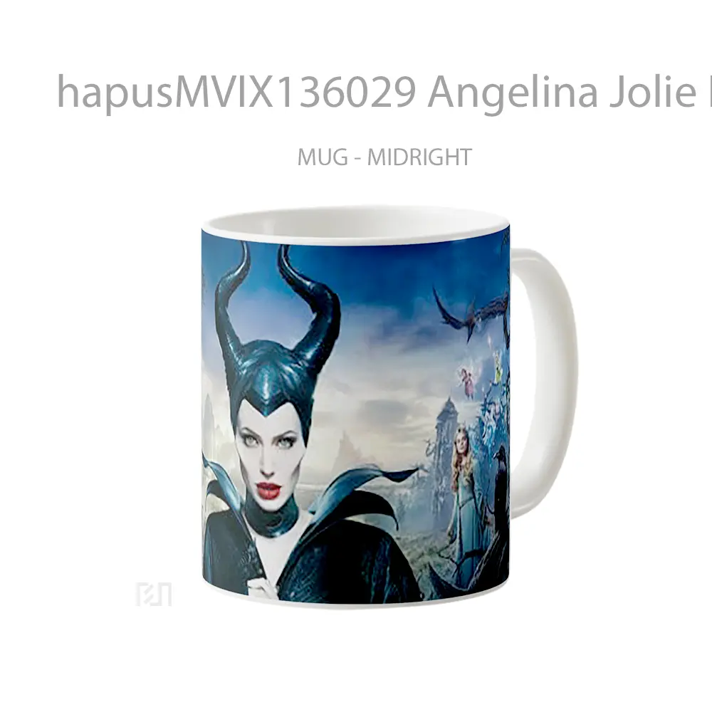 Mug Angelina Jolie In Malefica Gelas Selebriti - All-side / Desain