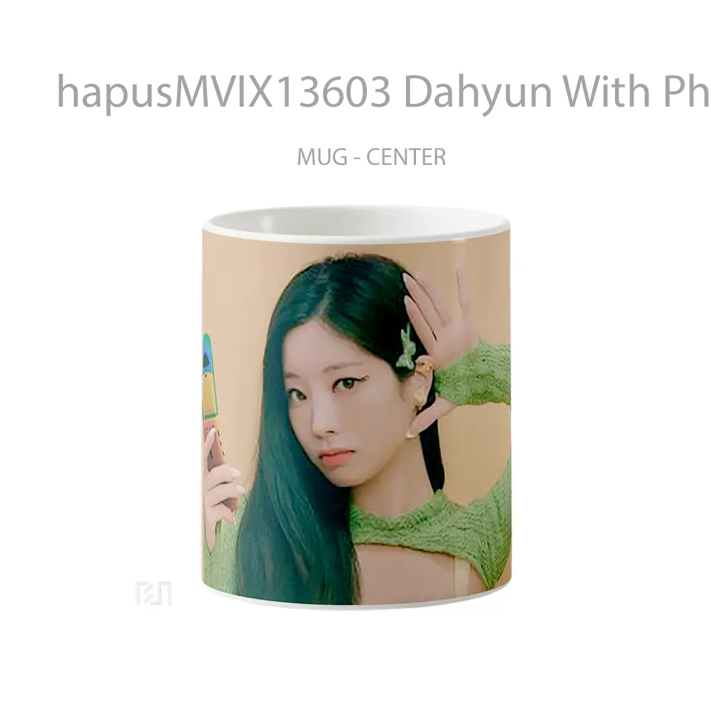 Mug Dahyun With Phone Twice Talk That Talk Gelas Keramik Unik