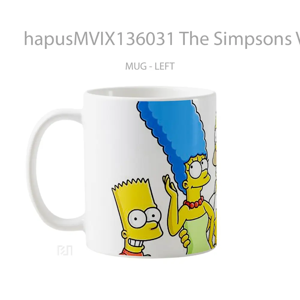 Mug The Simpsons V2 Gelas Keramik Unik - All-side / Desain
