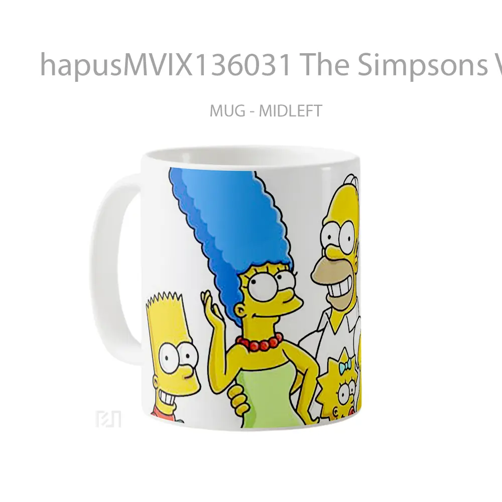 Mug The Simpsons V2 Gelas Keramik Unik - All-side / Desain