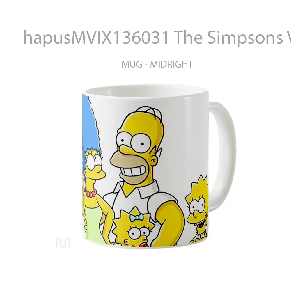 Mug The Simpsons V2 Gelas Keramik Unik - All-side / Desain