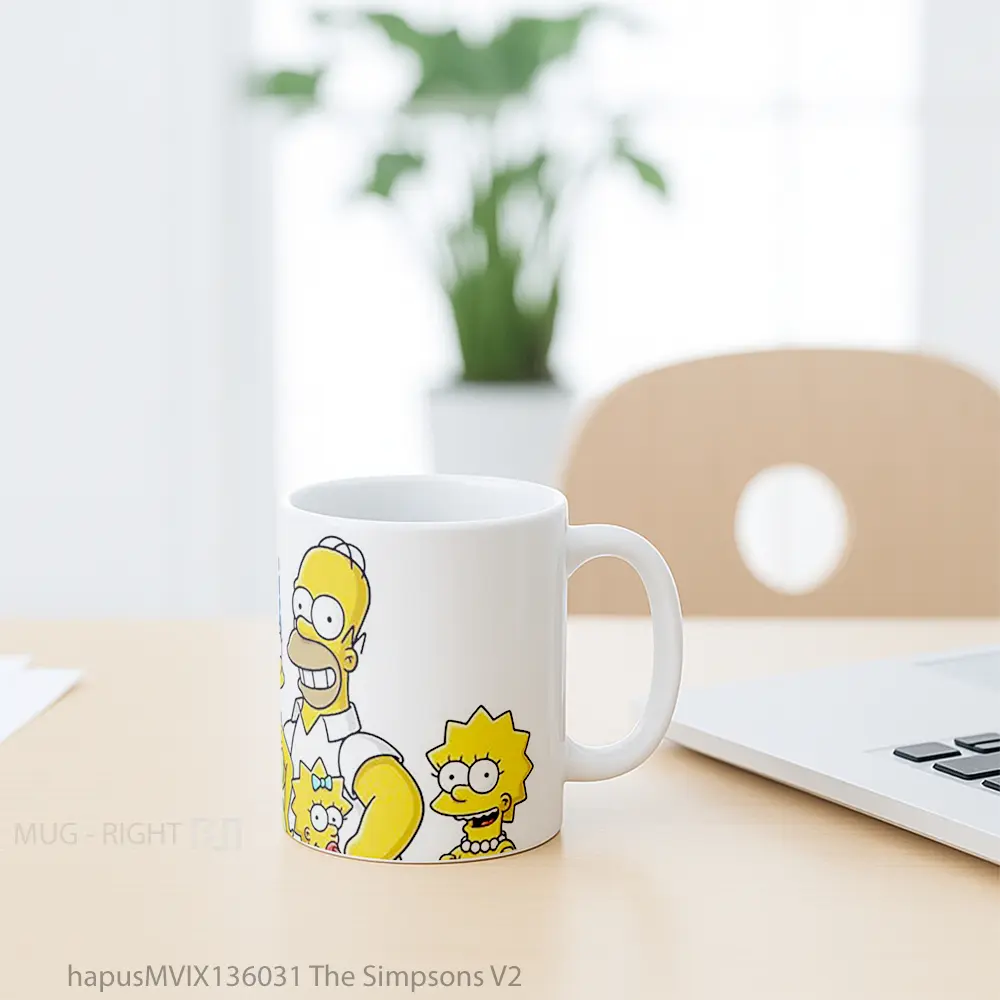 Mug The Simpsons V2 Gelas Keramik Unik - All-side / Desain