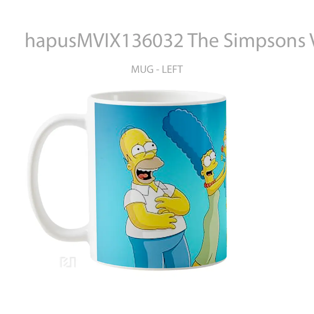 Mug The Simpsons V3 Gelas Keramik Unik - All-side / Desain