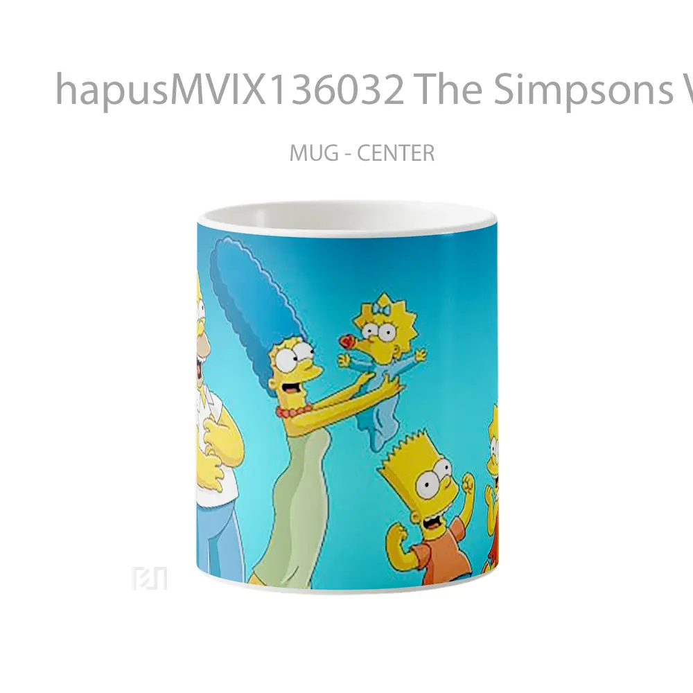 Mug The Simpsons V3 Gelas Keramik Unik