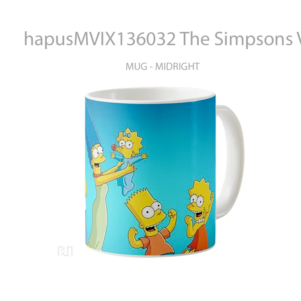 Mug The Simpsons V3 Gelas Keramik Unik - All-side / Desain