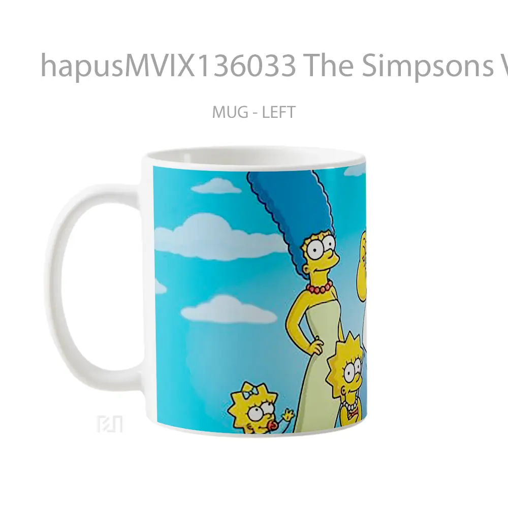 Mug The Simpsons V4 Gelas Keramik Unik - All-side / Desain