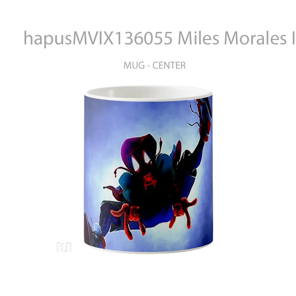 Mug Miles Morales In Spider Man Into The Spider Verse V1 Gelas Superhero