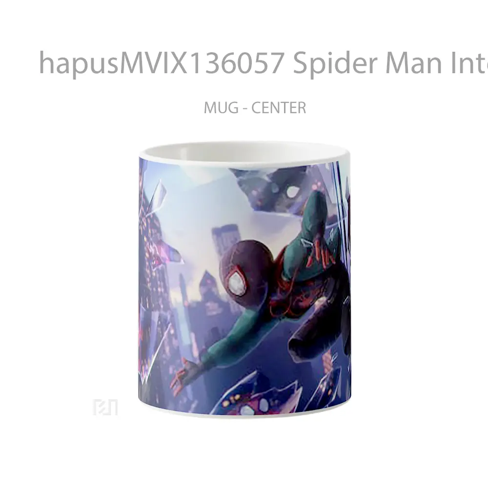 Mug Spider Man Into The Spider Verse V2 Gelas Superhero
