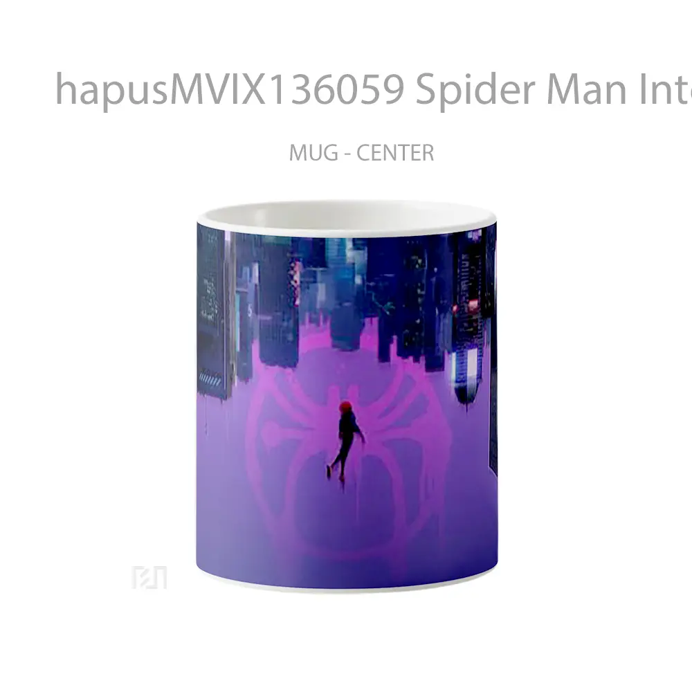 Mug Spider Man Into The Spider Verse V3 Gelas Superhero