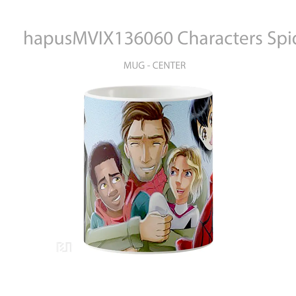 Mug Characters Spider Man Into The Spider Verse V1 Gelas Superhero