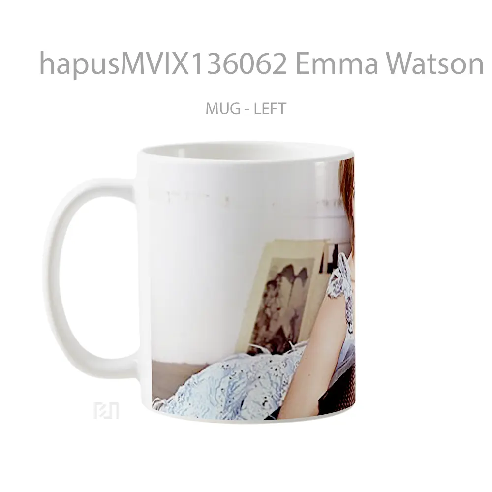 Mug Emma Watson 2 Gelas Selebriti - All-side / Desain
