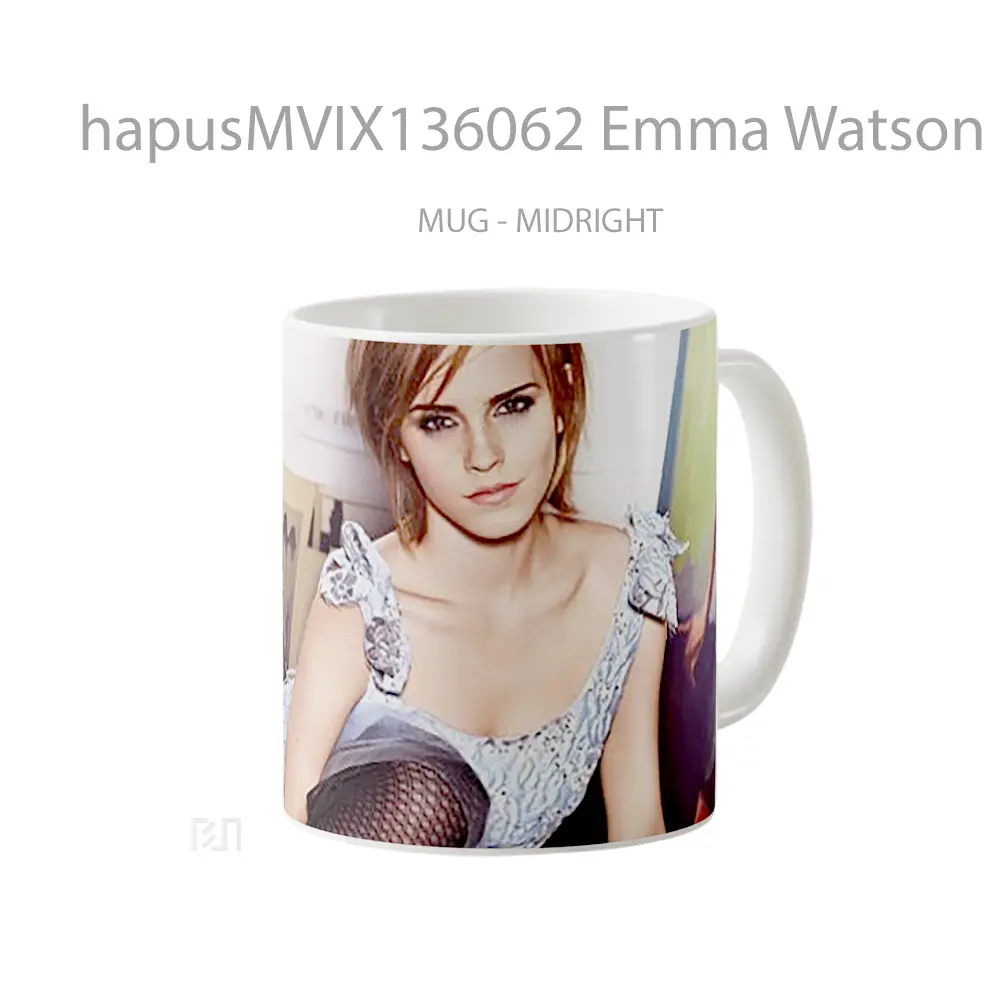 Mug Emma Watson 2 Gelas Selebriti - All-side / Desain