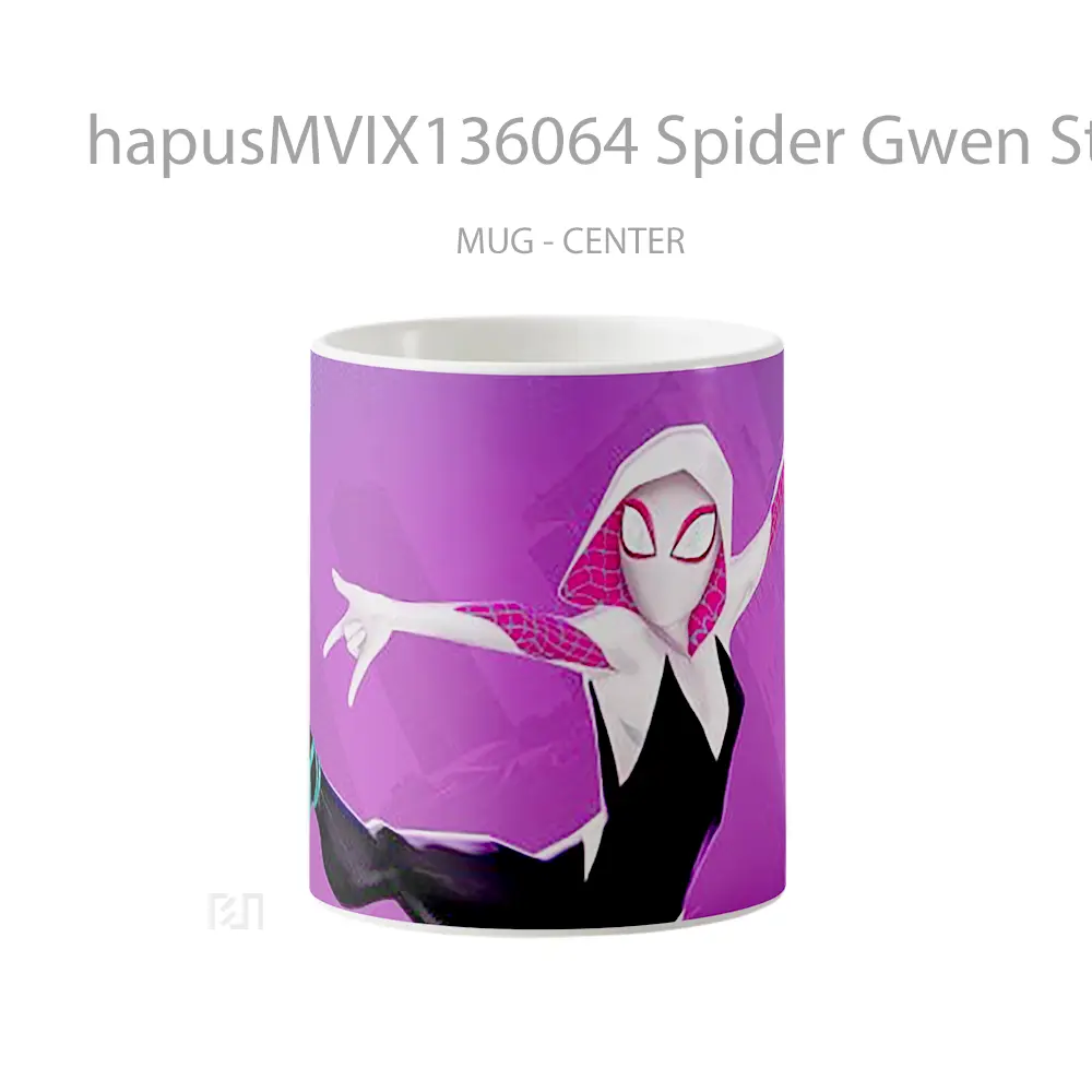 Mug Spider Gwen Stacy In Spider Man Into The Spider Verse V2 Gelas Superhero