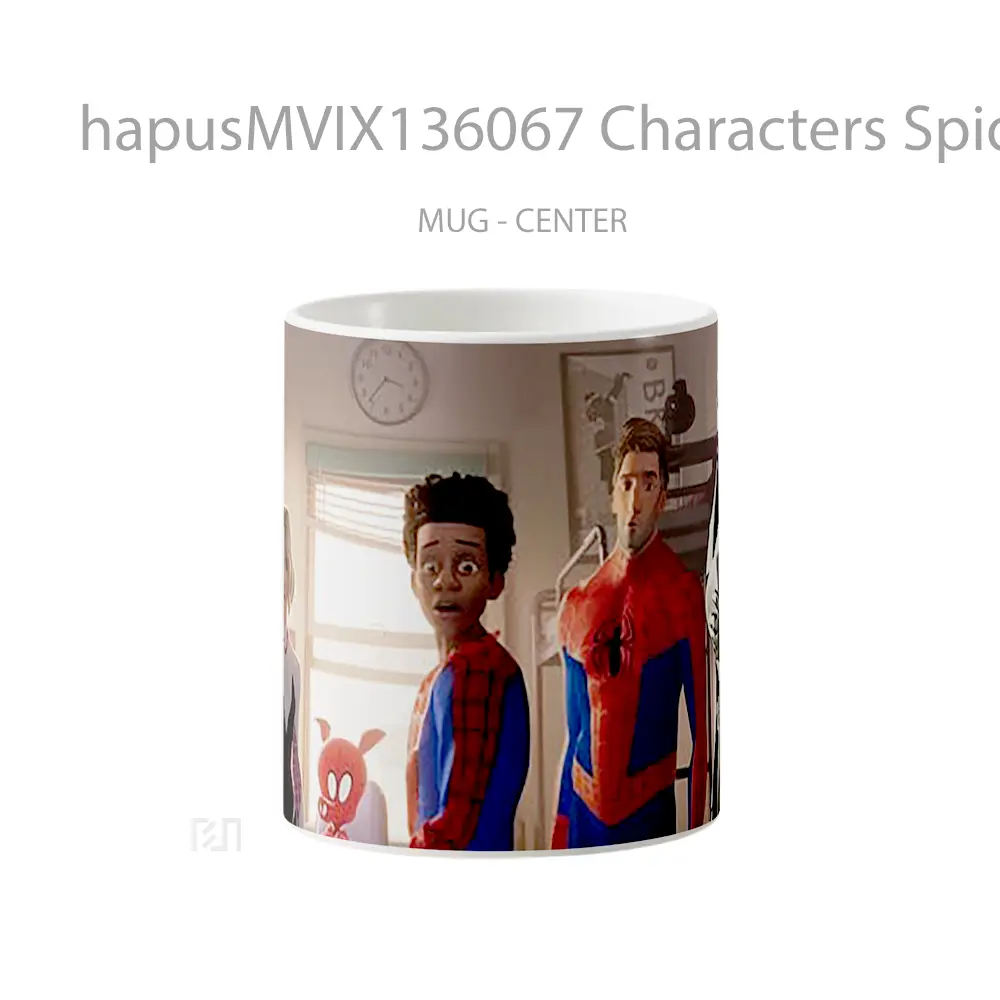 Mug Characters Spider Man Into The Spider Verse V2 Gelas Superhero