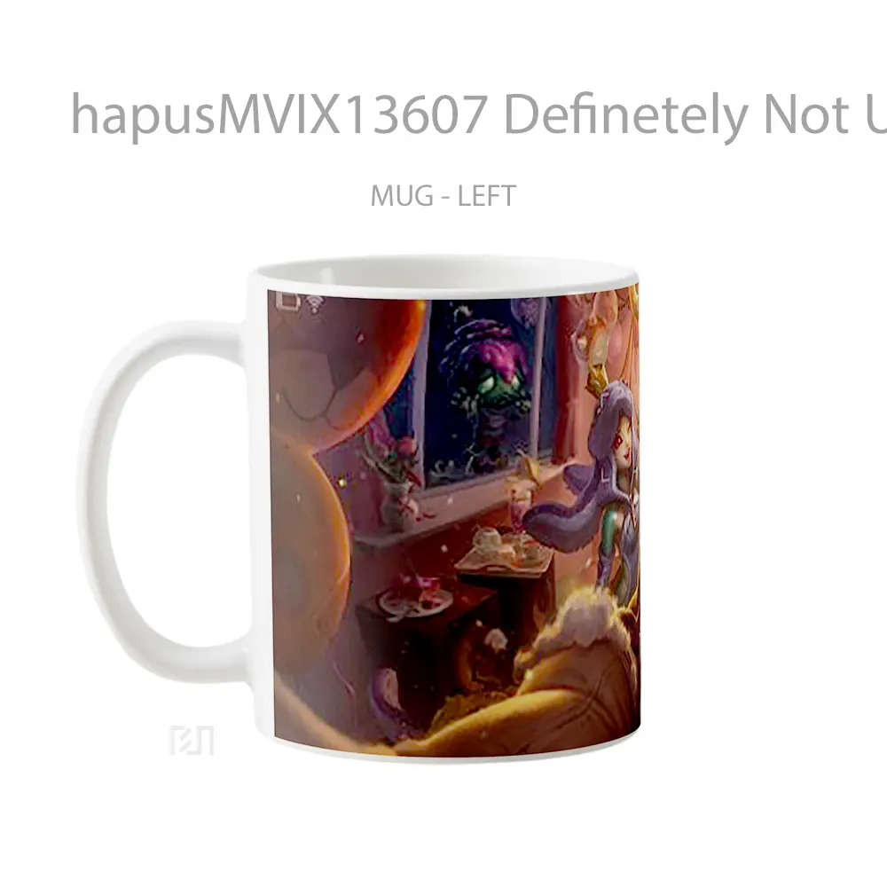 Mug Definetely Not Udyr Skin League Of Legends Cangkir Gamer - All-side / Desain