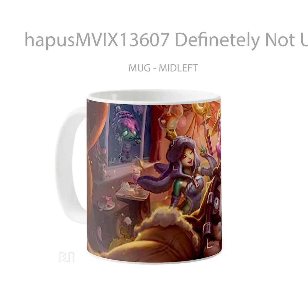 Mug Definetely Not Udyr Skin League Of Legends Cangkir Gamer - All-side / Desain