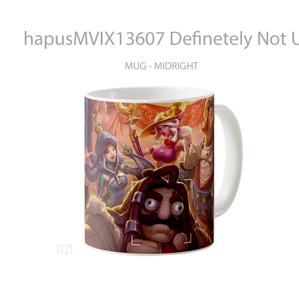 Mug Definetely Not Udyr Skin League Of Legends Cangkir Gamer - All-side / Desain