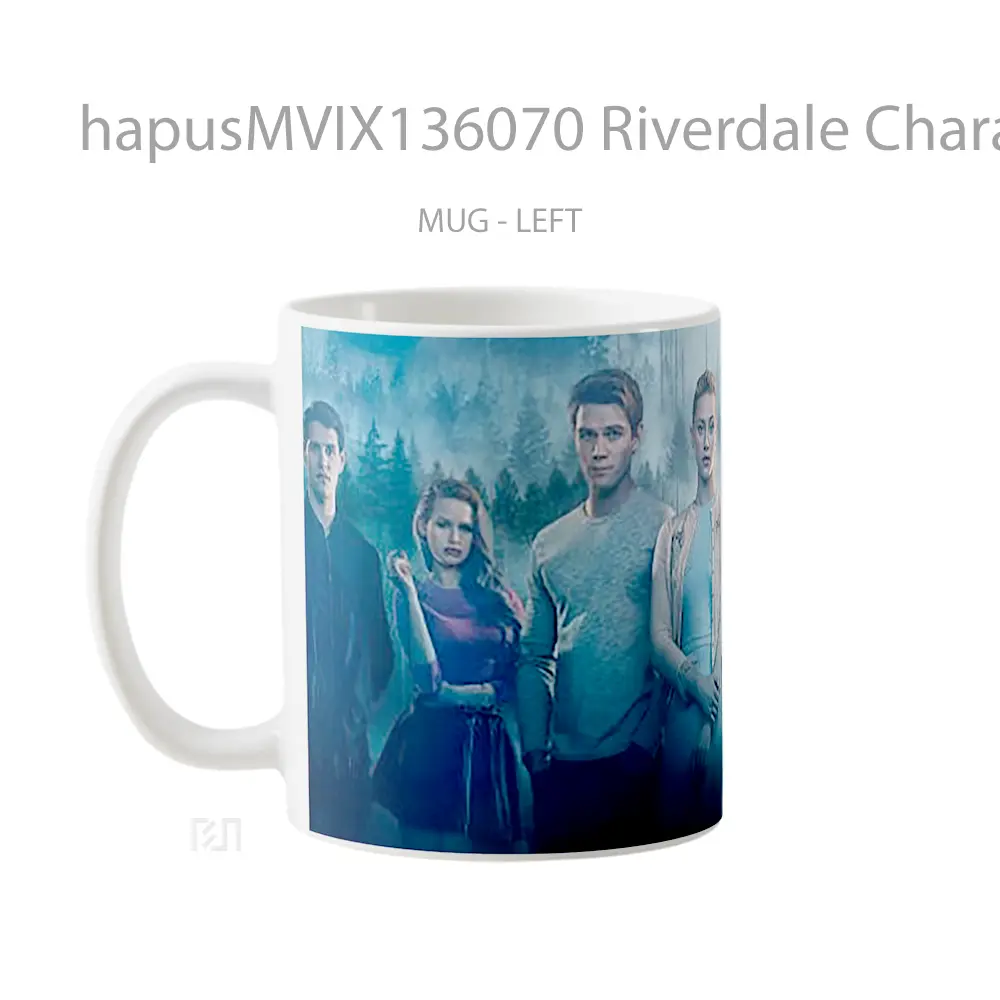 Mug Riverdale Characters In The Forest Gelas Pemandangan Alam - All-side / Desain