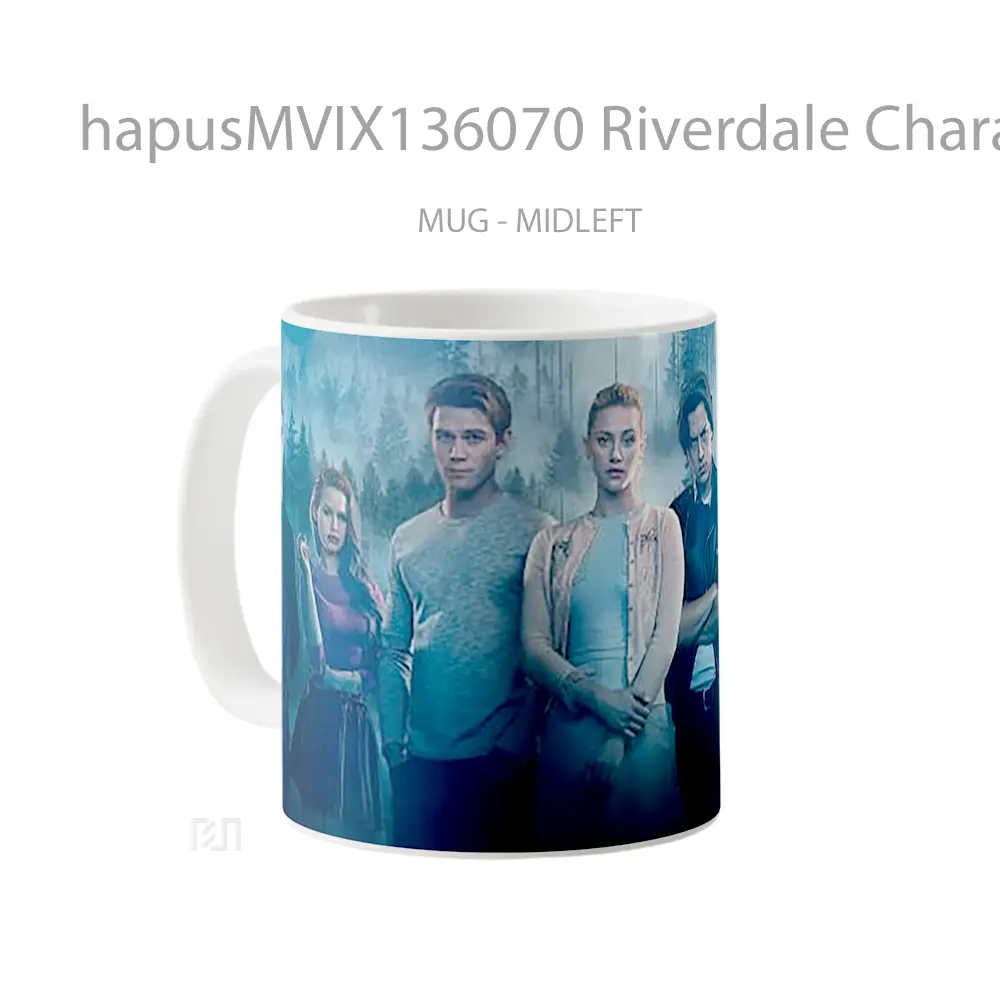 Mug Riverdale Characters In The Forest Gelas Pemandangan Alam - All-side / Desain