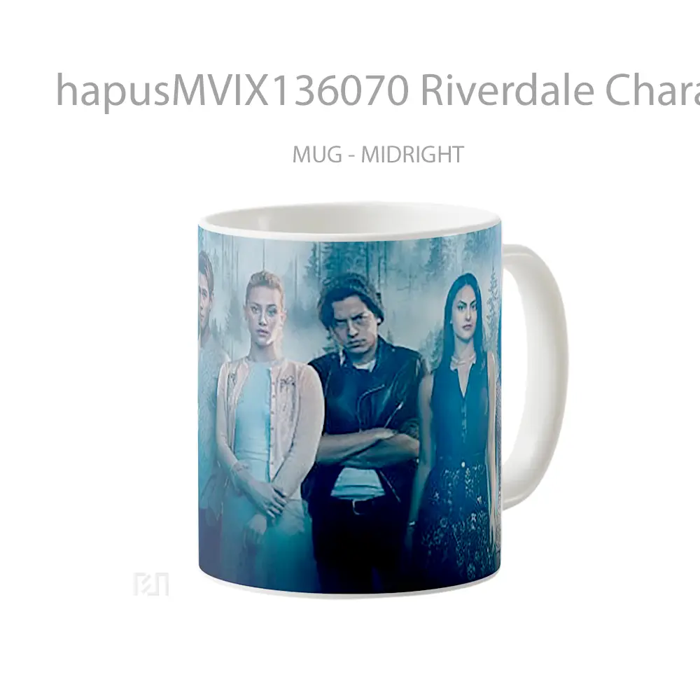 Mug Riverdale Characters In The Forest Gelas Pemandangan Alam - All-side / Desain