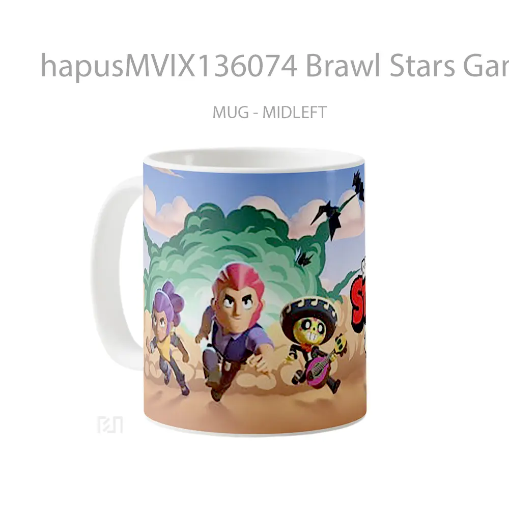 Mug Brawl Stars Game V1 Cangkir Gamer - All-side / Desain
