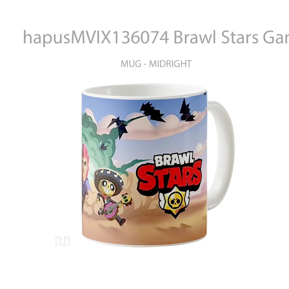 Mug Brawl Stars Game V1 Cangkir Gamer - All-side / Desain