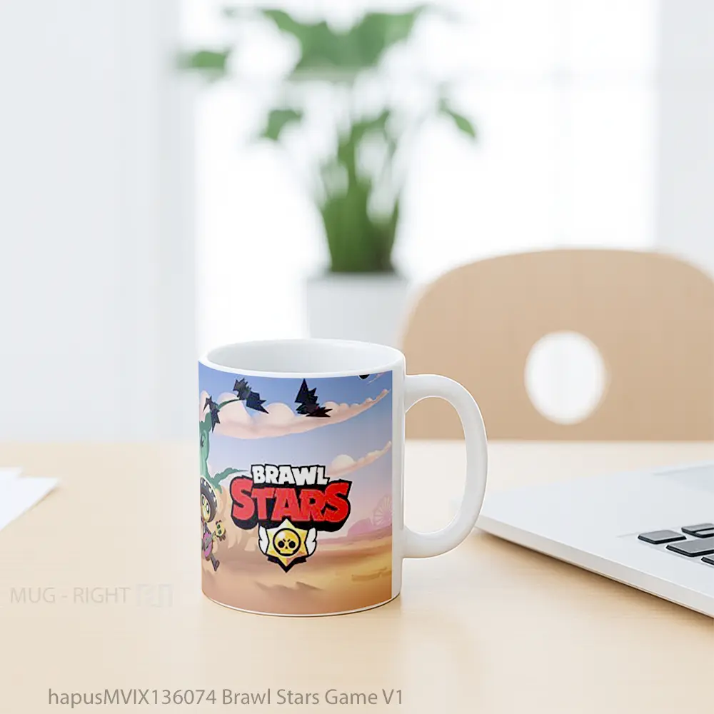 Mug Brawl Stars Game V1 Cangkir Gamer - All-side / Desain