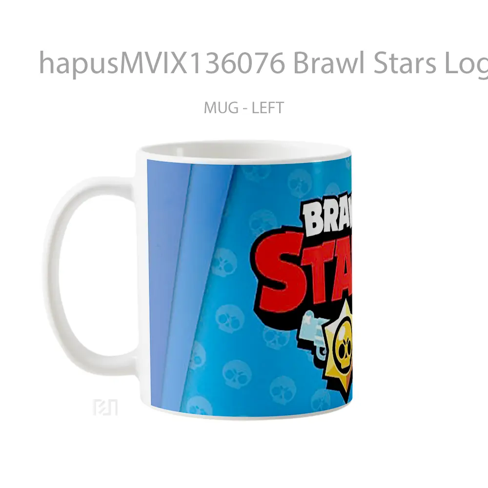 Mug Brawl Stars Logo V2 Gelas Astronomi - All-side / Desain
