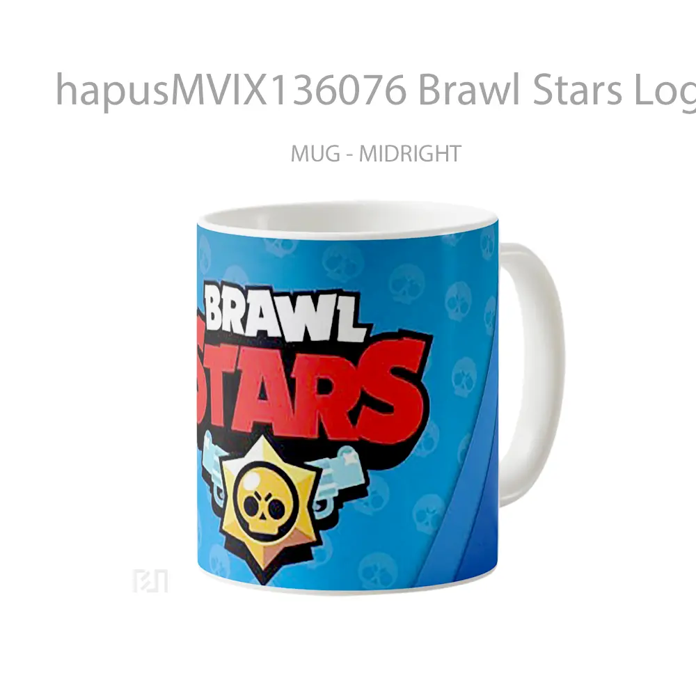 Mug Brawl Stars Logo V2 Gelas Astronomi - All-side / Desain