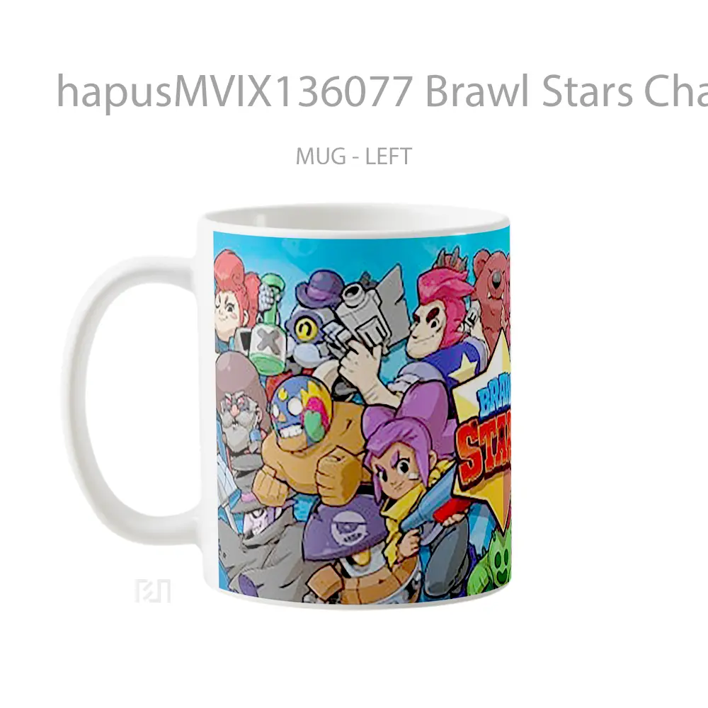 Mug Brawl Stars Characters Gelas Astronomi - All-side / Desain