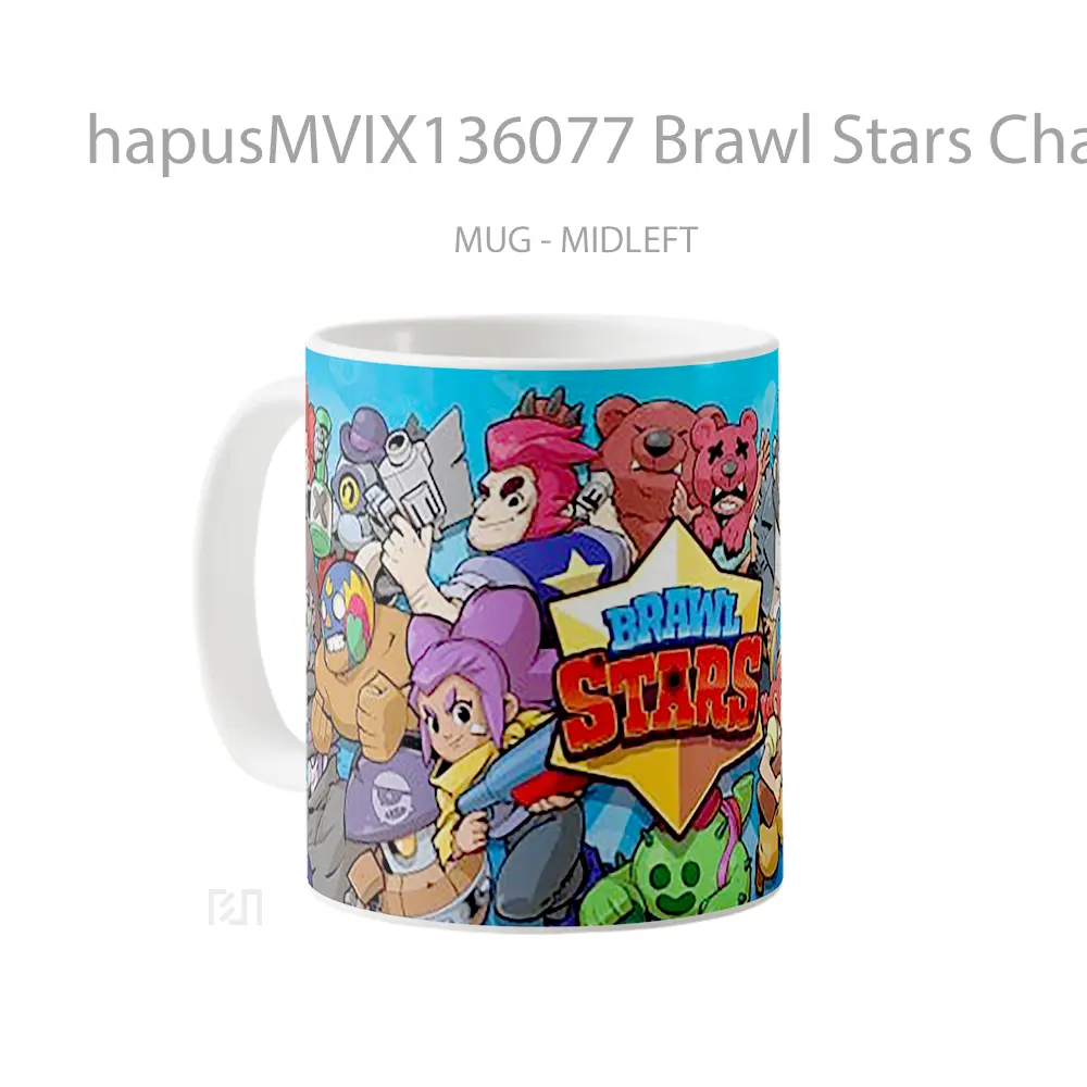 Mug Brawl Stars Characters Gelas Astronomi - All-side / Desain