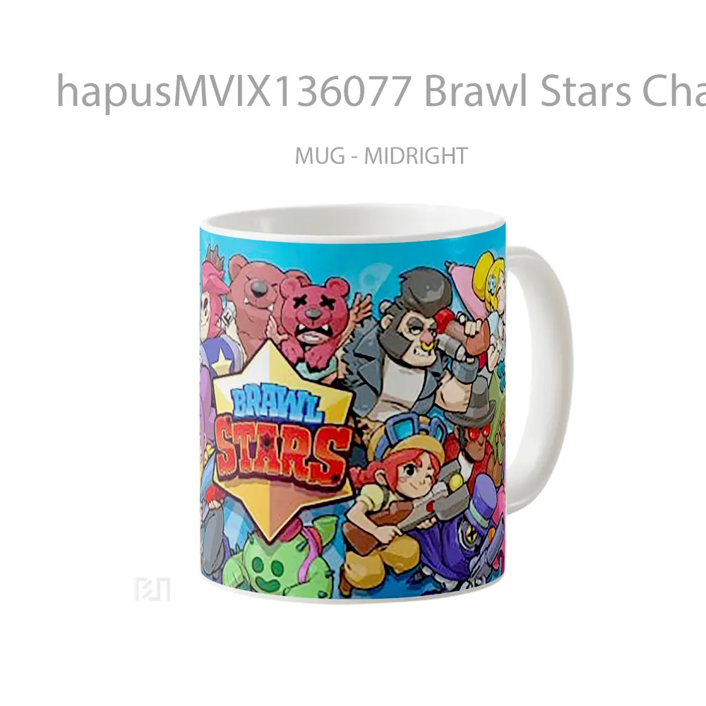Mug Brawl Stars Characters Gelas Astronomi - All-side / Desain