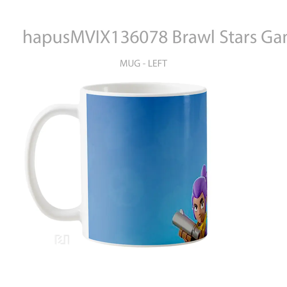 Mug Brawl Stars Game V2 Cangkir Gamer - All-side / Desain
