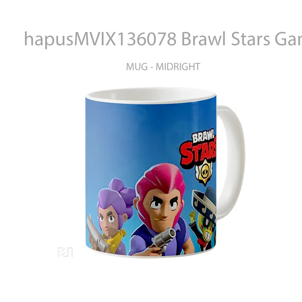 Mug Brawl Stars Game V2 Cangkir Gamer - All-side / Desain