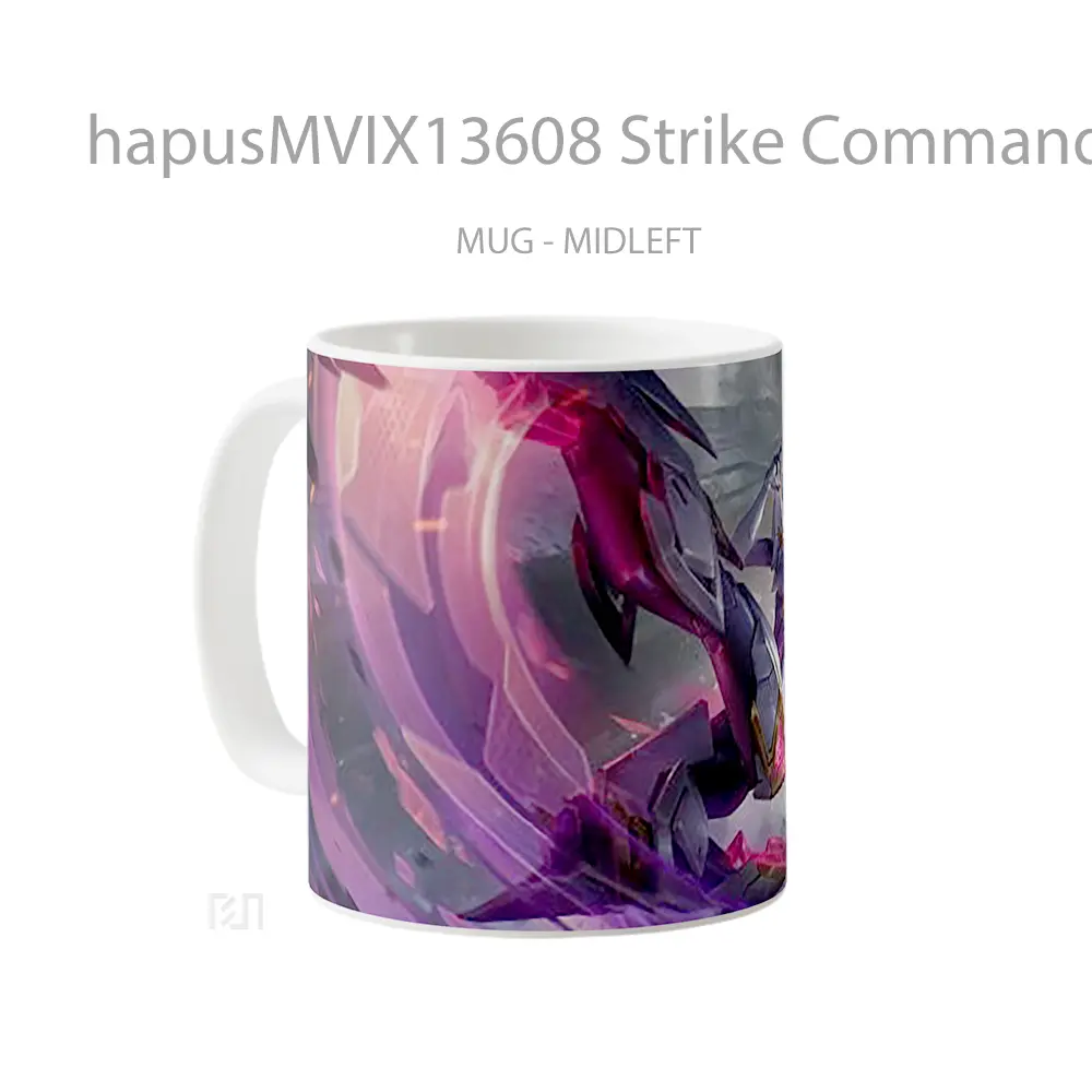 Mug Strike Commander Camille Skin League Of Legends Cangkir Gamer - All-side / Desain
