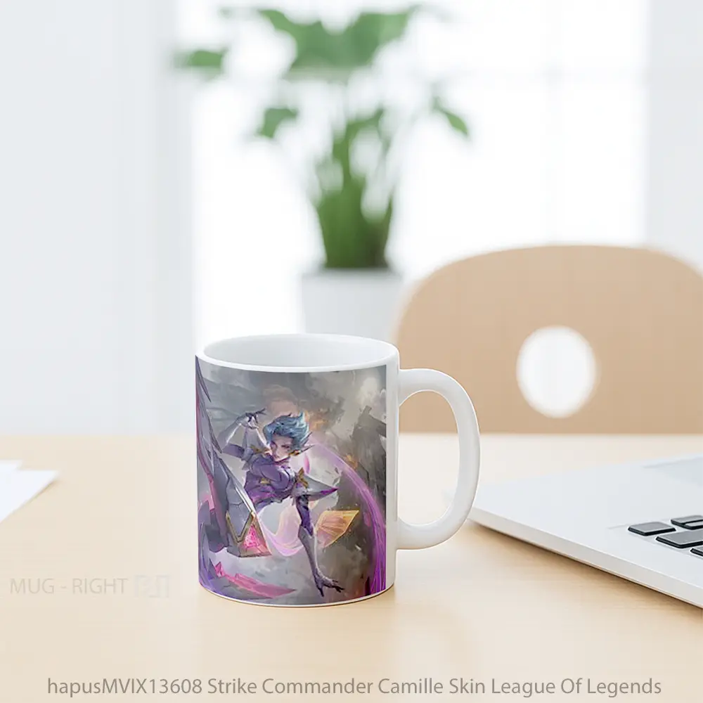 Mug Strike Commander Camille Skin League Of Legends Cangkir Gamer - All-side / Desain