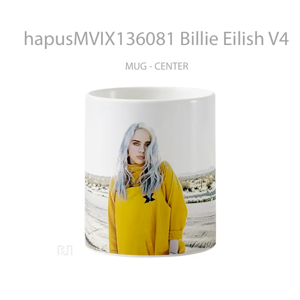 Mug Billie Eilish V4 Gelas Selebriti