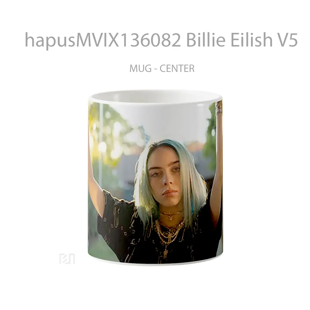 Mug Billie Eilish V5 Gelas Selebriti