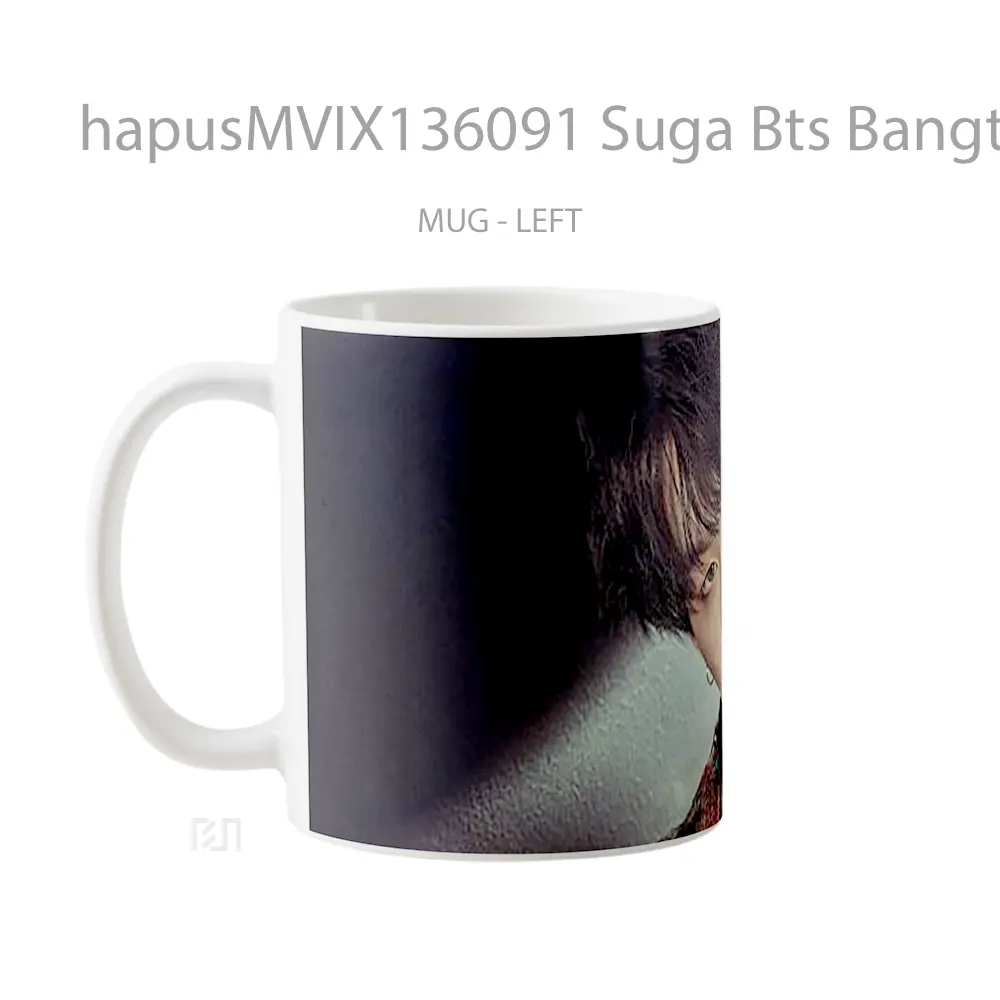 Mug Suga Bts Bangtan Boys Gelas Keramik Unik - All-side / Desain