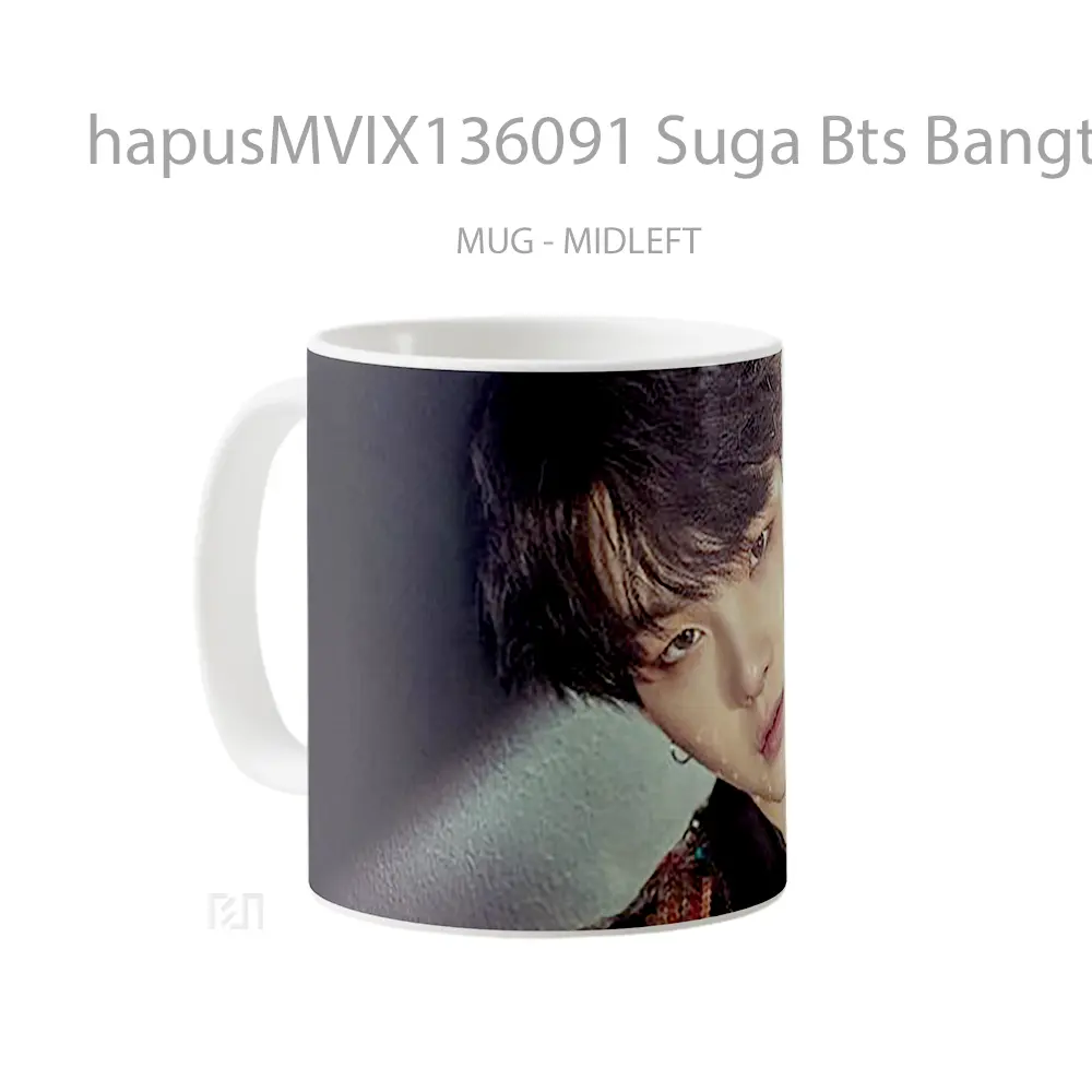 Mug Suga Bts Bangtan Boys Gelas Keramik Unik - All-side / Desain